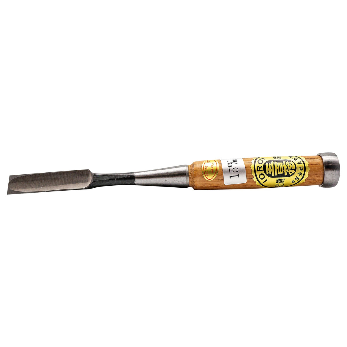 Japanese Umeki Oire Nomi Chisel 21mm showcasing red oak handle craftsmanship