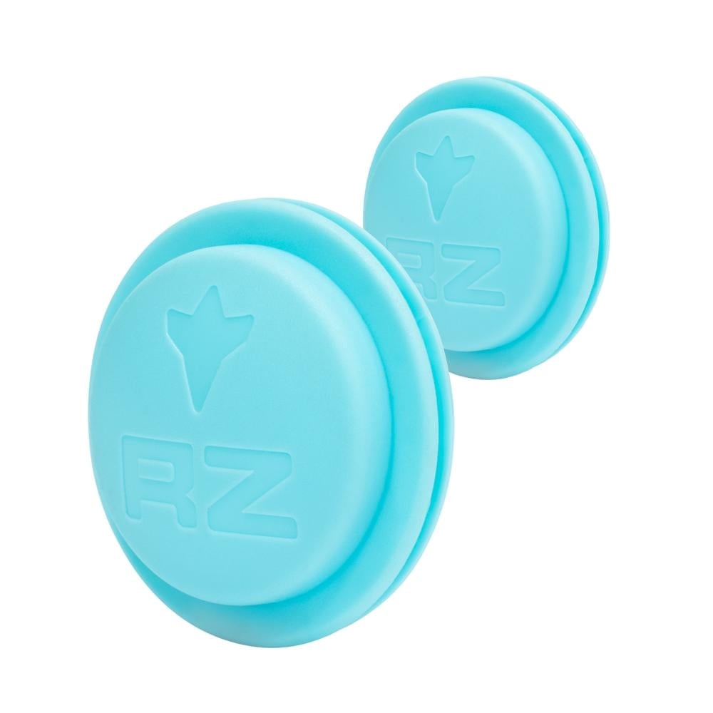 RZMask Exhalation Valve Caps for M2 and M2.5 Dust Face Masks, black replacement valve caps for enhanced protection