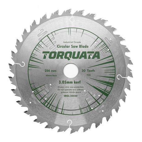 Torquata 254mm Glue Line Rip Circular Saw Blade for precise wood cutting