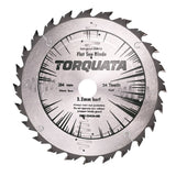 Torquata 254mm Heavy-Duty Rip Cut Circular Saw Blade in action on wood material