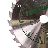 Torquata 254mm Heavy-Duty Rip Cut Circular Saw Blade in action on wood material