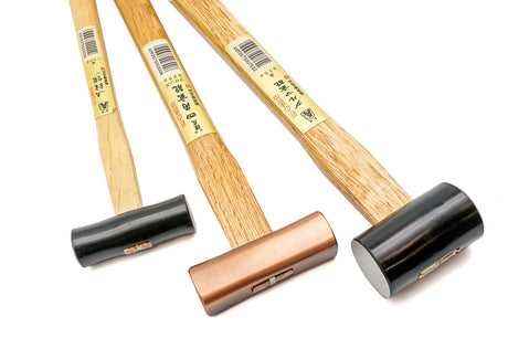 Set of 3 Genno Artisan Hammers by Susa Seisakusho - Fine Japanese woodworking tools for hand tool enthusiasts