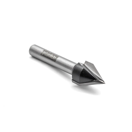 Torquata V Groove CNC Router Bit 60 Degree Angle 1/4in Shank in action on a CNC machine