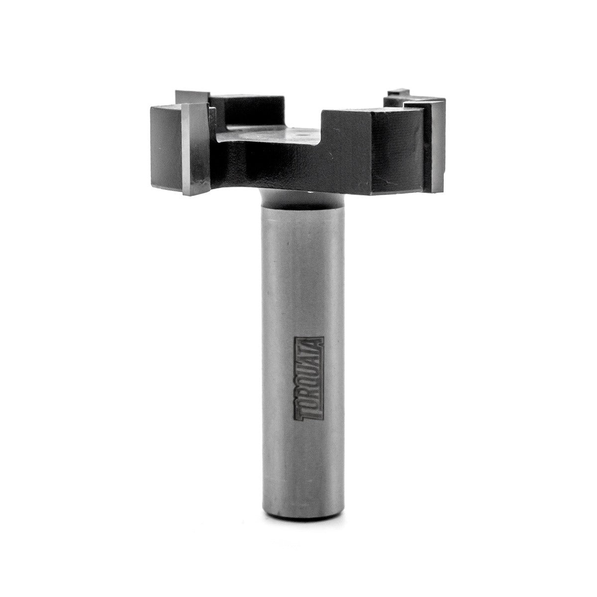 Torquata Spoilboard Surfacing CNC Router Bit, Carbide Tipped 1/2in Shank, Side View