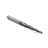 Torquata Triple Flute ZrN Coated Carving CNC Router Bit angled view