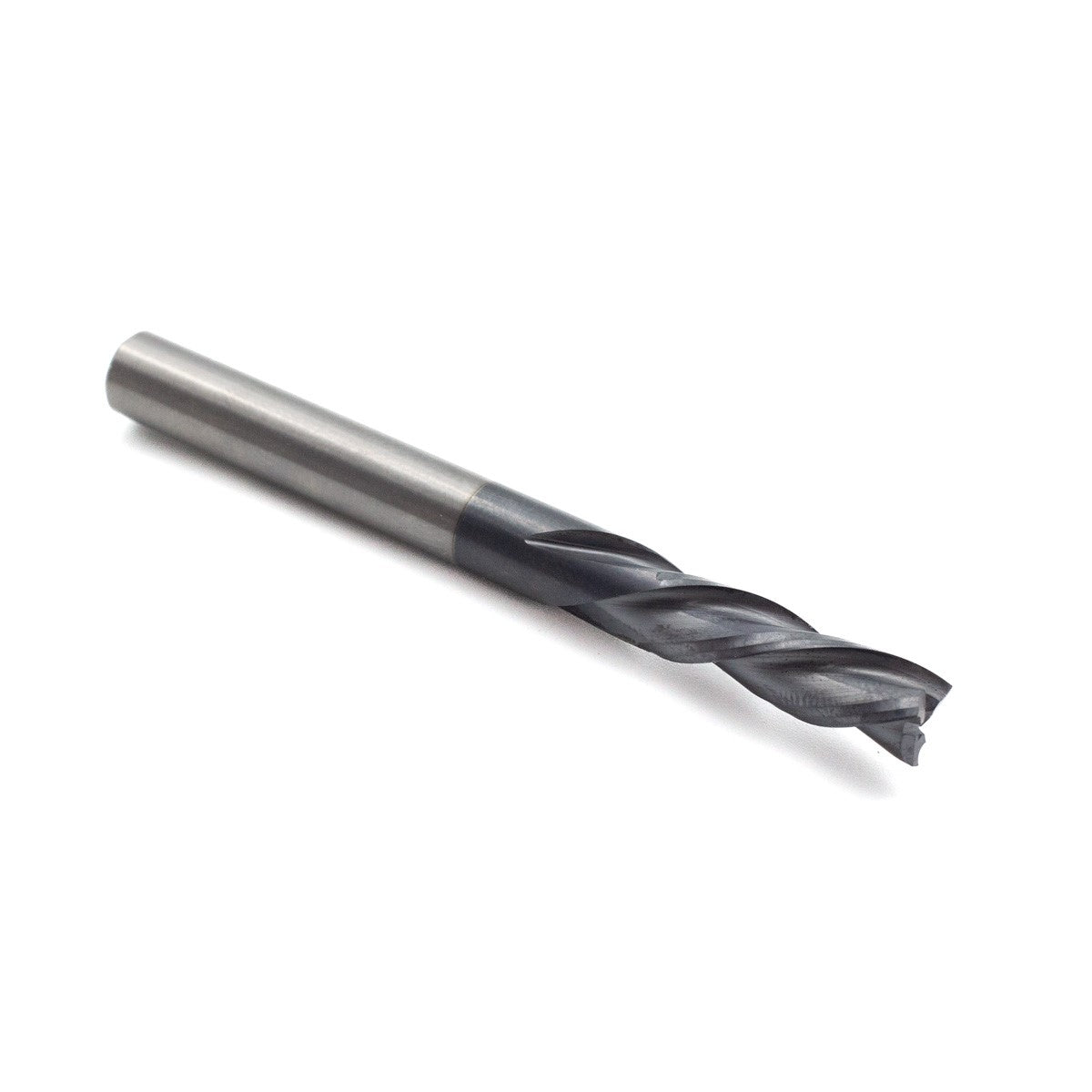 Torquata Triple-Flute 1/4in ZrN Coated Spiral Upcut Long CNC Router Bit in use on machine