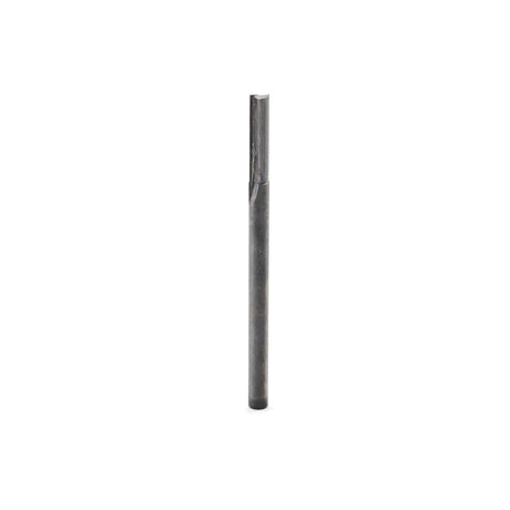 Torquata Twin-Flute Straight Cut CNC Router Bit 3.1mm Diameter 20mm Cutting Height - Top view showing solid carbide quality