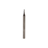 Torquata 1.5mm single-flute upcut spiral solid carbide CNC router bit for plastics and non-ferrous materials