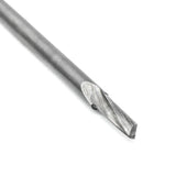 Australian-made solid carbide spiral flute router bit for CNC, ideal for plastics and non-ferrous materials