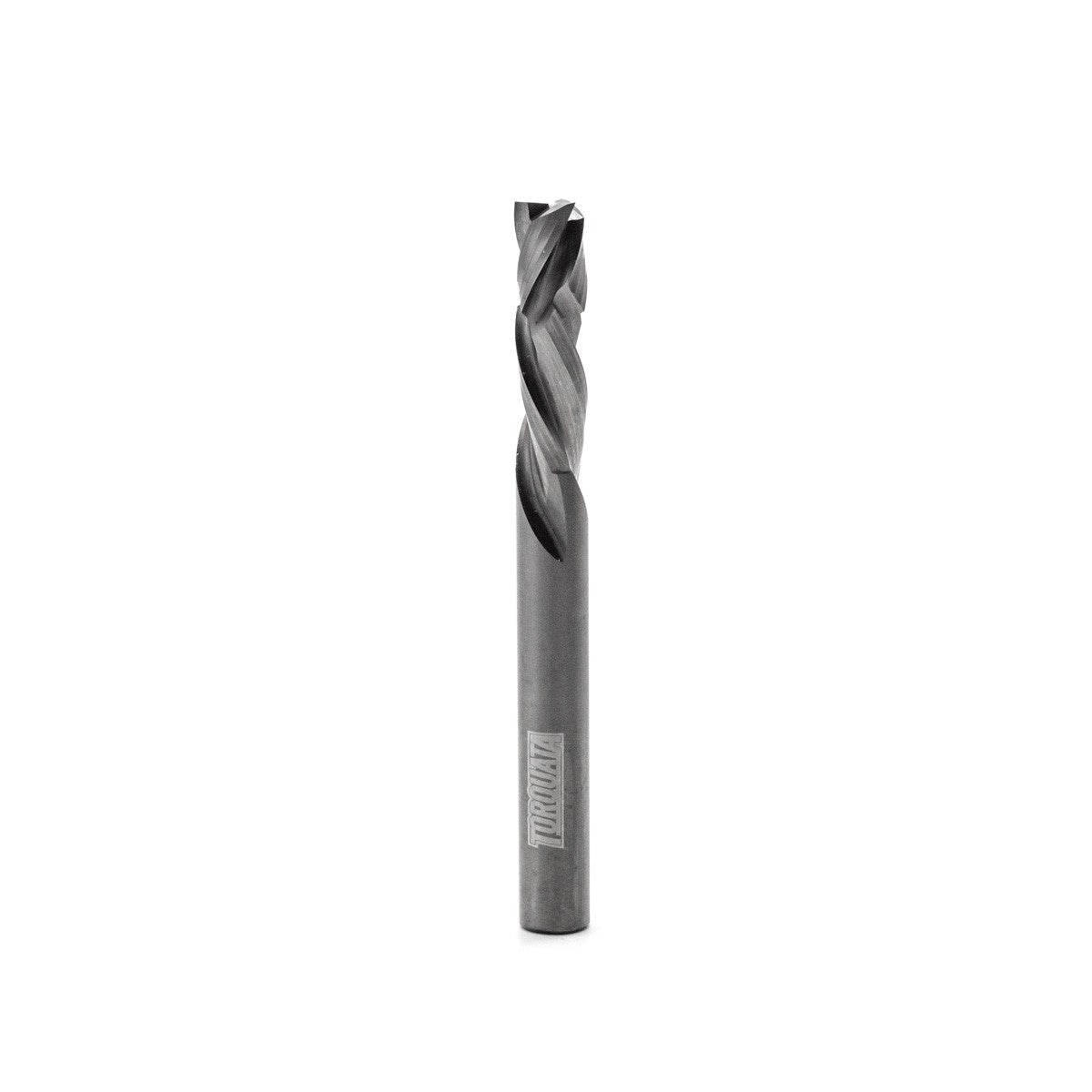 Australian-made Torquata Triple-Flute CNC Router Bit for precise cutting of plastics and non-ferrous materials
