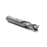 Torquata Triple-Flute Compression Spiral CNC Router Bit in action on non-ferrous material
