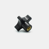 Torquata Four-Point Knob for 5/16in T-Track Bolts Female in use on woodworking tool