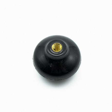 Round knob for 5/16in T-Track bolts by Torquata, ideal for clamping, fences, and jigs, shown from above