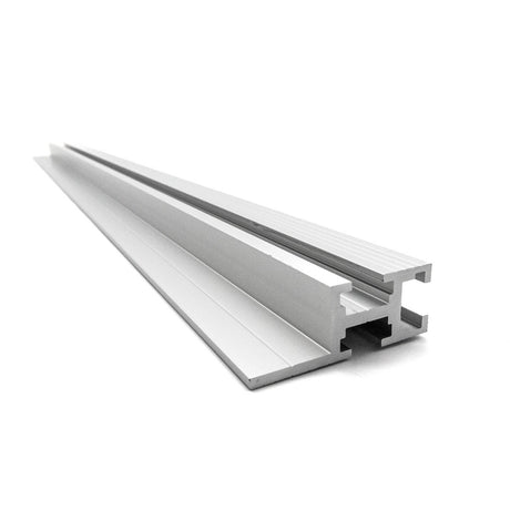 Torquata Aluminium Fence Track 610mm with T-Slot Edge - Heavy-duty 610mm fence track with T-slot for workshop jigs
