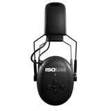 ISOtunes Air Defender Bluetooth Earmuffs in black and green, showcasing the sleek and modern design