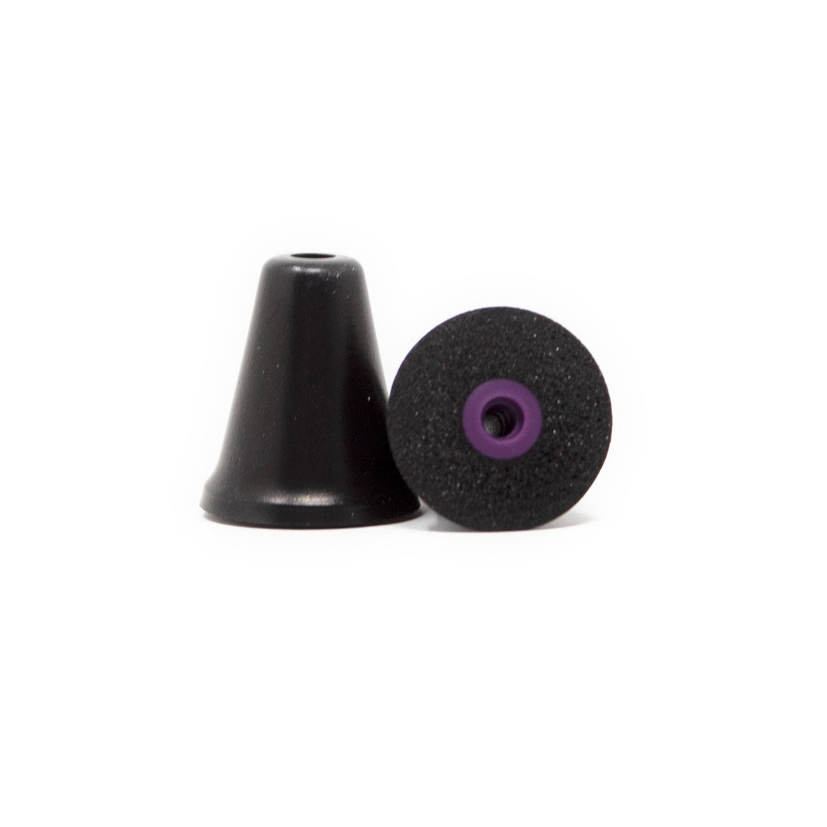 ISOtunes TRILOGY Universal Foam Eartips for ISOtunes Earbuds - 5 Pairs, angled view