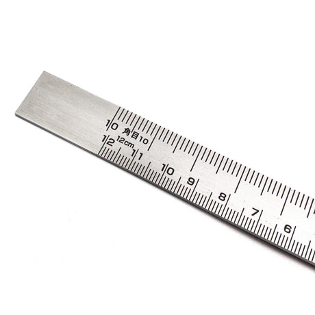 Matsui 150mm Stainless Steel Precision Square with Metric & Kakume Scales - High-quality marking and measuring tool for woodworkers