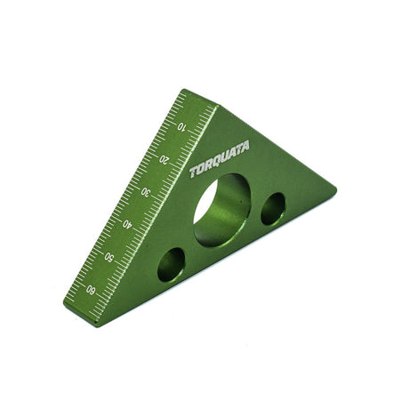 Torquata Aluminium Triangular Setup Square, durable 90/45-degree tool for woodworking, made from solid aluminium alloy