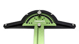 Torquata 300mm Posi-Lock T Square with Protractor, a precise woodworking marking tool