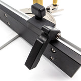 Torquata Mitre Guide with Aluminium Fence and Box Joint Accessory, precise crosscut angles and box joint jig in Australian woodworking store