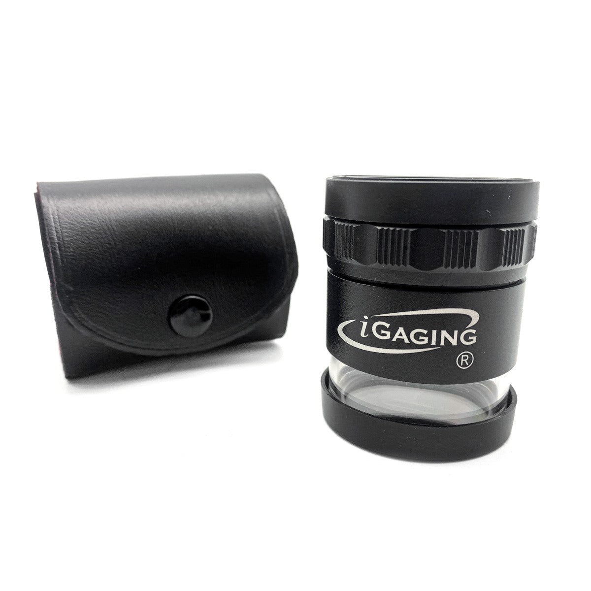 iGaging Optical Loupe Magnifier 10x LED with Leather Case, for fine detailed work