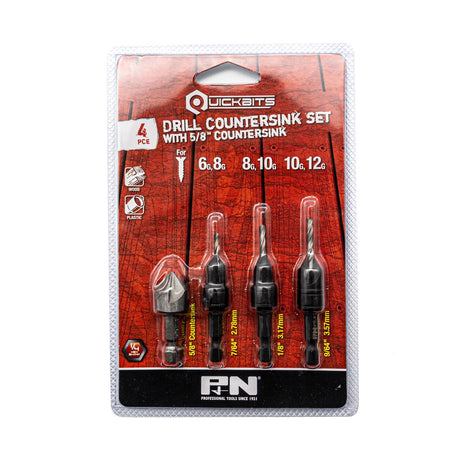 P & N Quickbit Drill Countersink Set in Australian Woodworking Tools Store