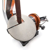 Sherwood 1 x 5in Benchtop Vertical Belt and Disc Sander Linisher 250W in workshop setting