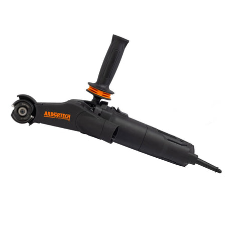 Arbortech Mini Carver 50mm Angle Grinder for Power Carving in action on wood sculpture