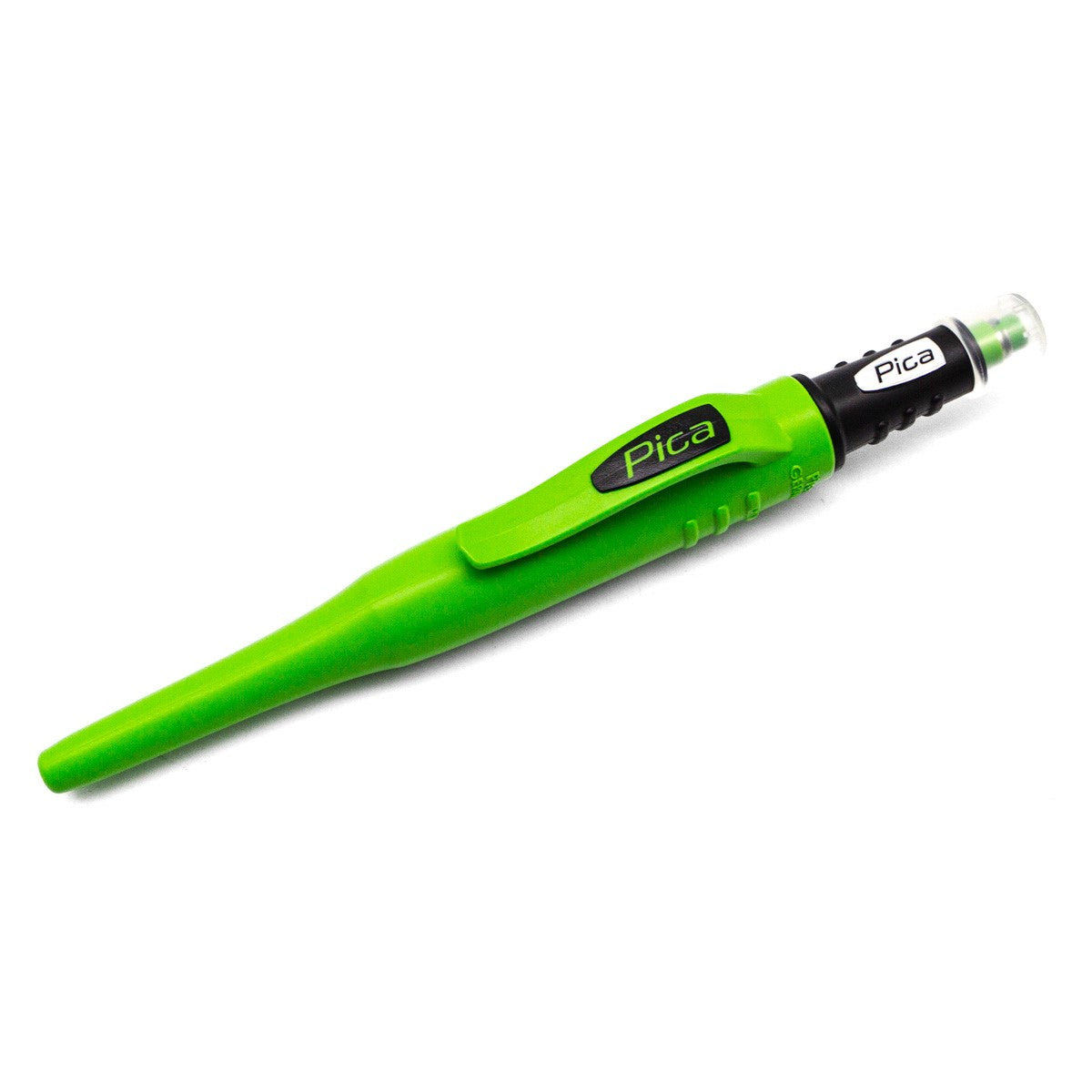 Long-lasting 0.9mm Pica Fine Dry Automatic Pacer Pencil for woodworking enthusiasts, angled view