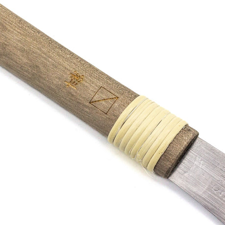 Handmade Mitsukawa Diagonal Kataba Japanese Saw, ideal for precise cuts in soft and hardwoods. Light and sharp tool for woodworking