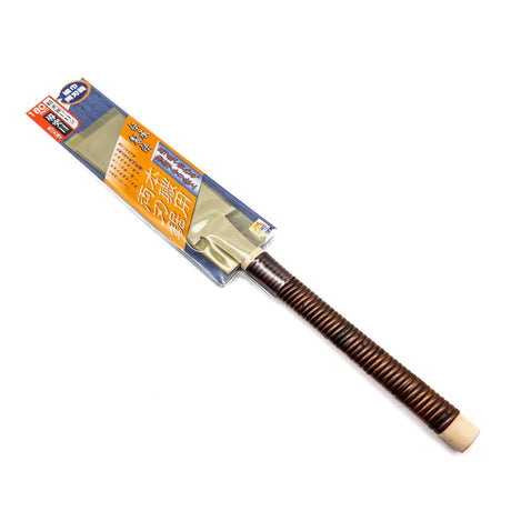 Mitsukawa Ryoba Dozuki Japanese Saw 180mm in action, cutting through hardwood with precision