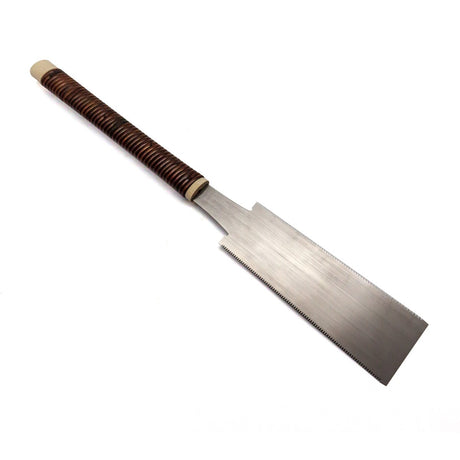 Handmade Mitsukawa Ryoba Dozuki Japanese Saw 180mm - Ideal for precise sawing in soft and hardwoods. Light and sharp pull saw for woodworkers