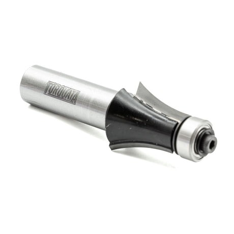 Torquata Queen Anne Furniture Maker Router Bit 1/2in Shank, precision cutter for classic oval profile on fine furniture