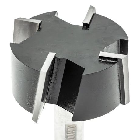 Torquata Dado Planer Router Bit 1/2in Shank: High-quality 2” diameter bit with 1” cutting depth for efficient material removal
