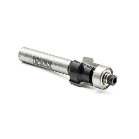 Torquata Laminate Roundover Router Bit, 1/4in Shank - Dual-purpose tool for trimming and rounding laminate edges efficiently