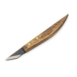 Narex PROFI 40mm Necking Carving Knife for woodcarving, ideal for enthusiasts and professionals alike, shown in detailed close-up