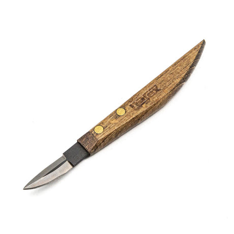 Narex PROFI Bent Carving Knife 45mm Blade, versatile tool for woodcarving enthusiasts and professionals