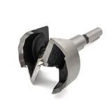 Fisch Wave Cutter Forstner Bits in action, showcasing wavey peripheral cutting-edge for high performance drilling