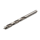 Fisch Standard HSS Brad Point Drill Bits set in woodworking shop setting
