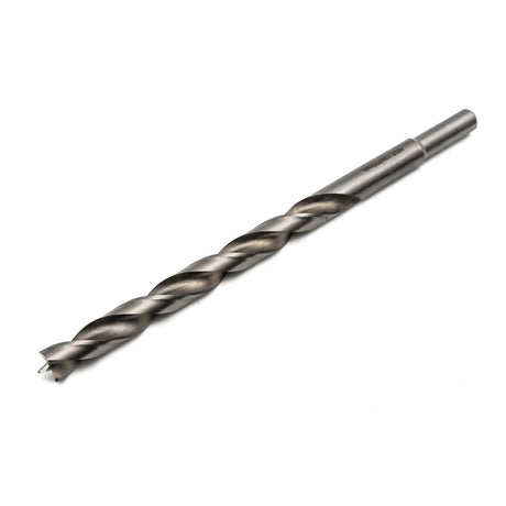 Fisch Standard HSS Brad Point Long Drill Bits in action, drilling smoothly through wood