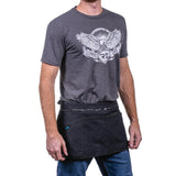 RZMask 3-in-1 Woodworkers Apron with Magnetised Pocket in workshop setting
