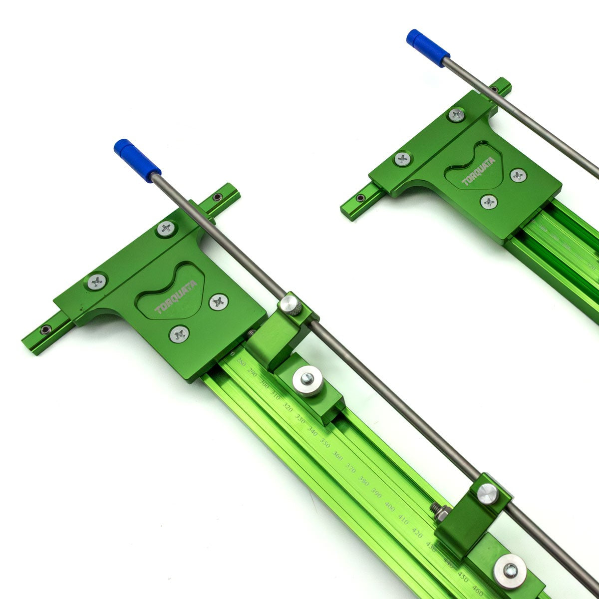 Torquata Saw Guide Rail Parallel Arm System for Makita, Triton - Woodworking jig for precise parallel rip cuts