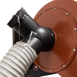 Sherwood 2HP Dust Extractor wall mounted - Compact and powerful dust extraction solution for small workshops
