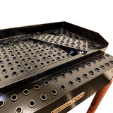 Sherwood Downdraft Table capturing fine dust at the source, ensuring a cleaner and safer woodworking environment