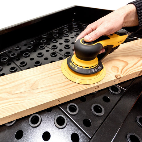 Sherwood Downdraft Table capturing dust for cleaner, safer woodworking