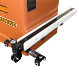 Sherwood 10in Hybrid Cabinet Table Saw in action, suitable for all wood and composite sawing applications
