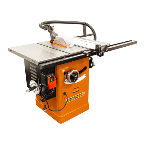 Sherwood 12in Hybrid Cabinet Table Saw in action, ideal for woodworkers of all levels