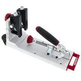 Milescraft Pocket Hole Jig 400 in use on wood plank
