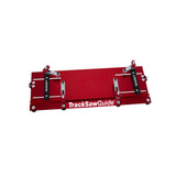 Milescraft Track Saw Guide Set for Circular Saws in use on wood panel