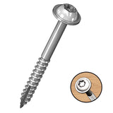 Milescraft 37mm Coarse Thread Pocket Hole Screws pack, zinc coated T20 Star screws, perfect for secure wood joinery